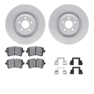 R1 Concepts WDUH1-73147 Carbon Series Brake Rotors W/ 5000 Oep Brake Pads & Hdw